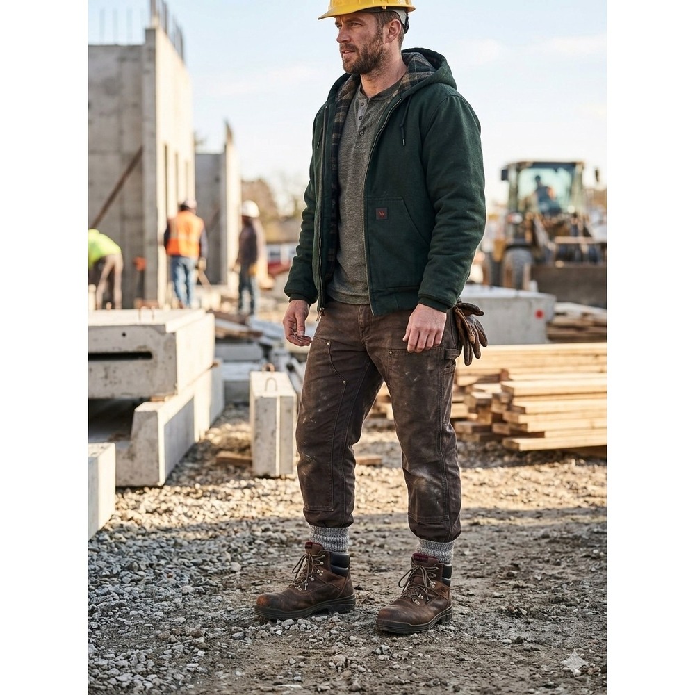 Wolverine 10.5 EW Brown Cabor EPX Waterproof Composite Toe Work Boots Gorpcore